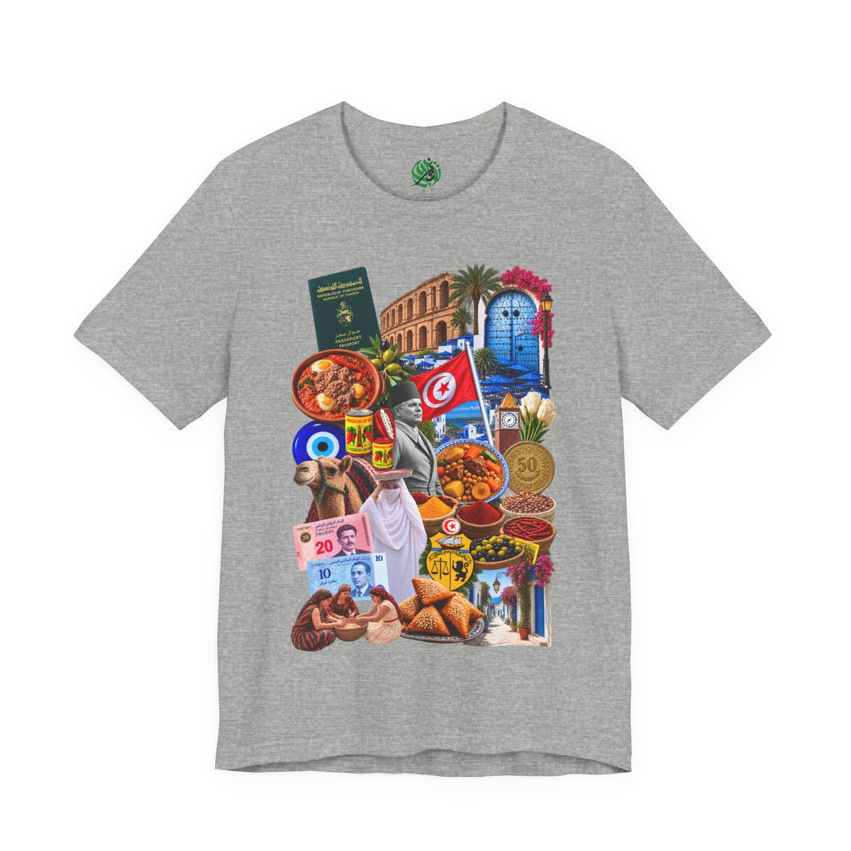 Tunisian Culture Collage T-Shirt