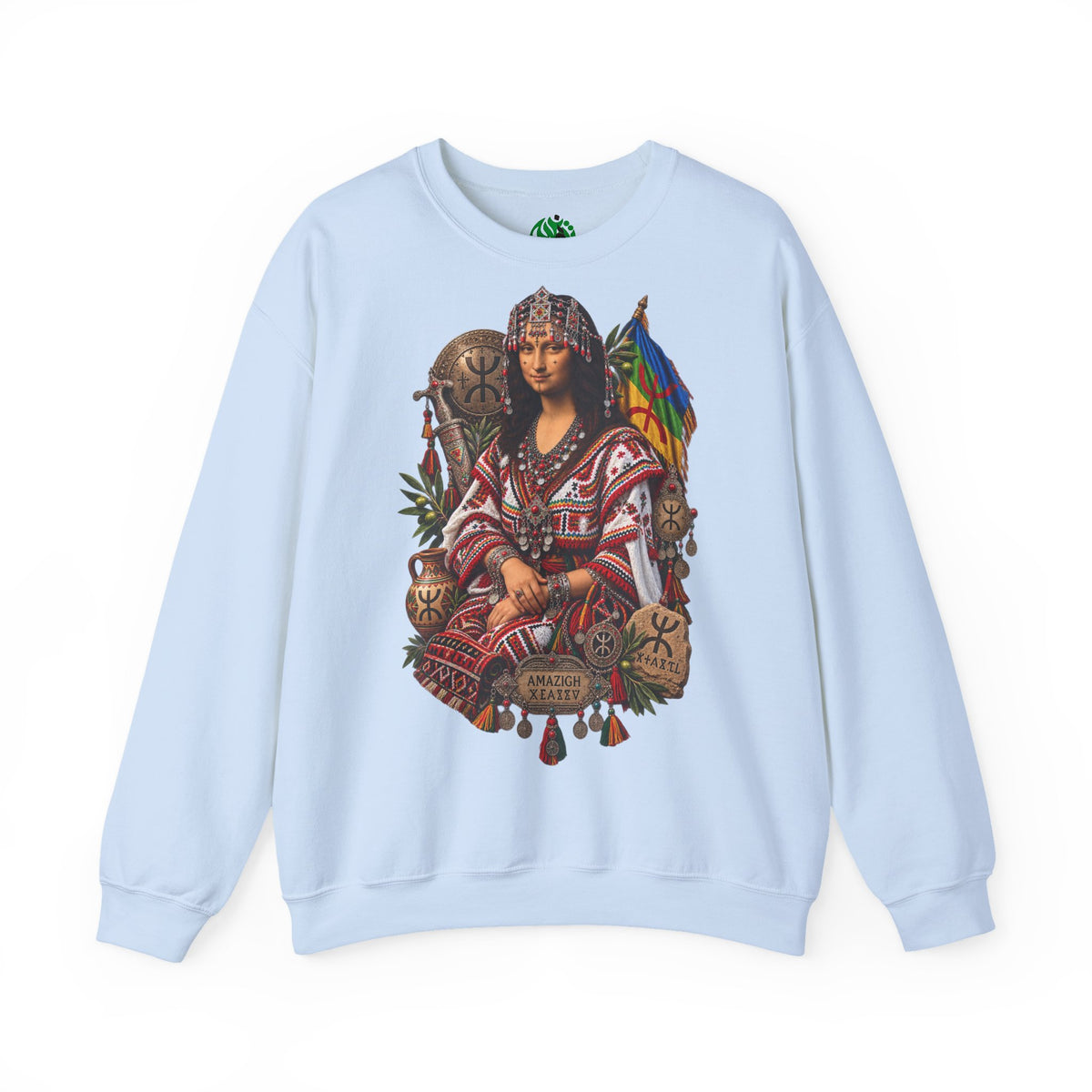 Amazigh Mona Lisa Portrait