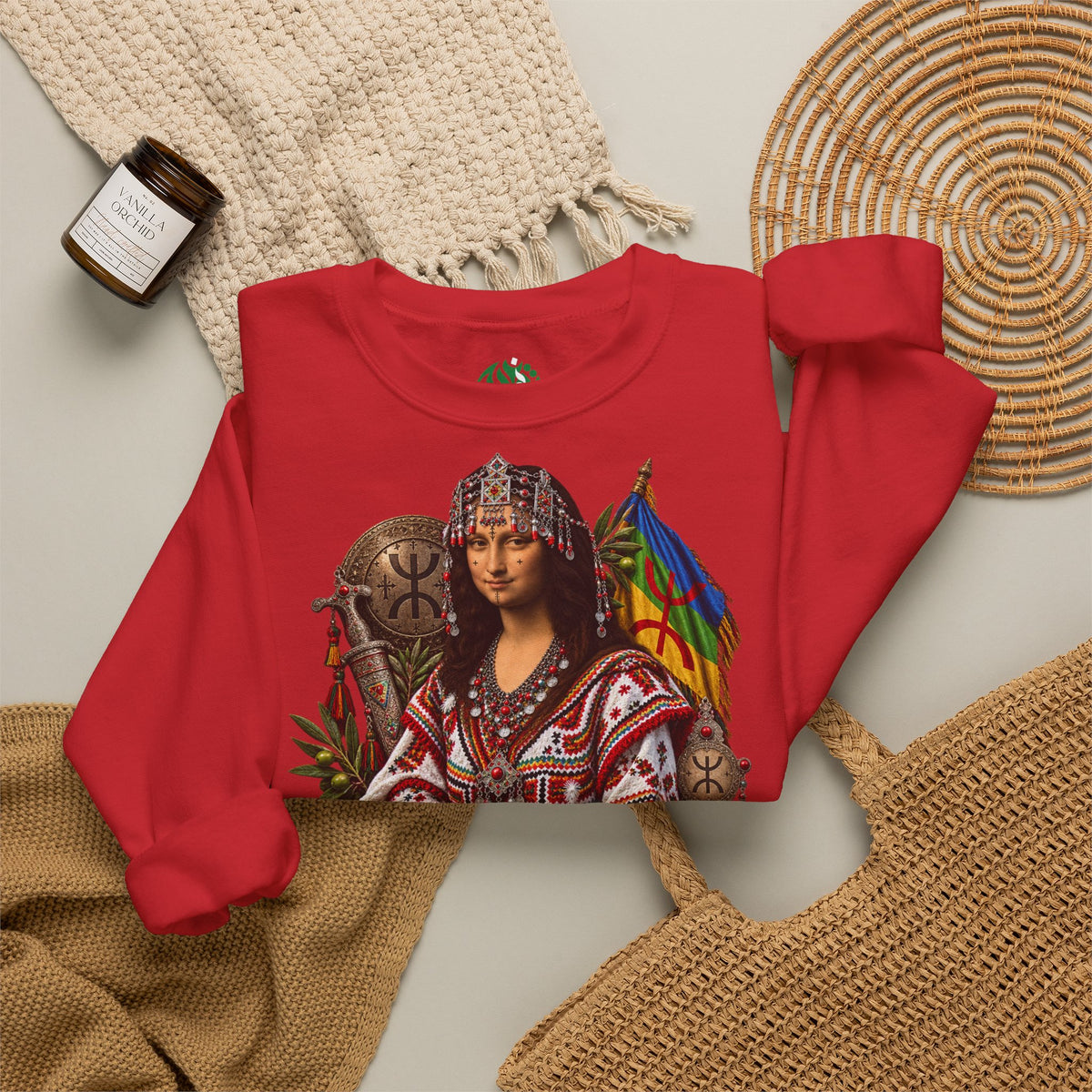 Amazigh Mona Lisa Portrait