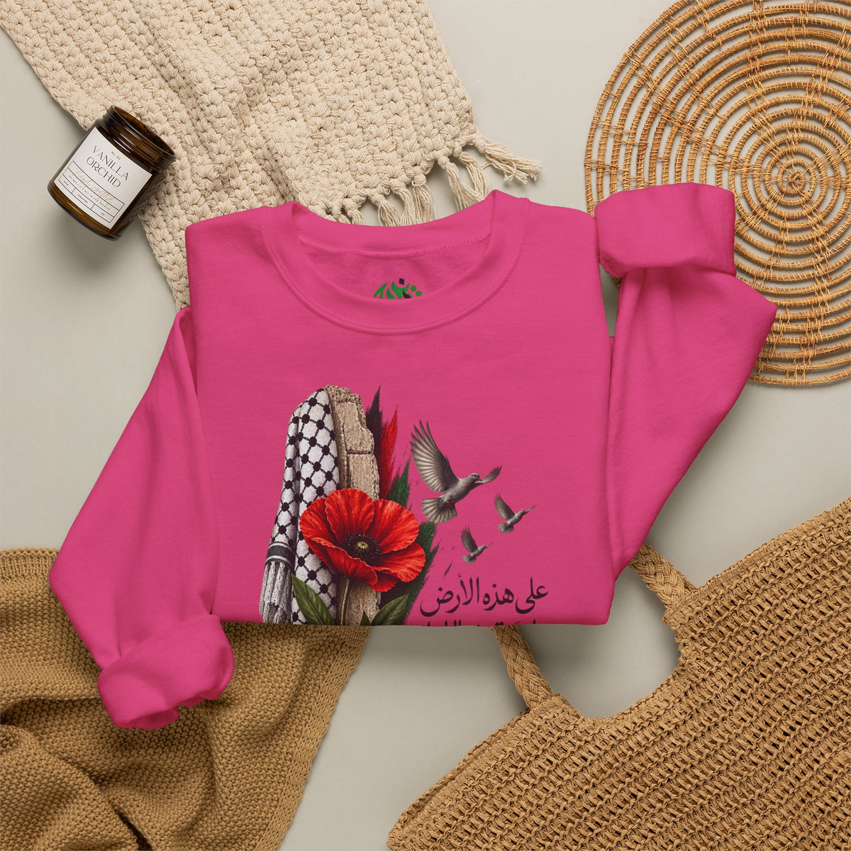Sweat-shirt graphique Poppy & Keffieh