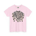 Keffiyeh Graphic T-Shirt — Middle Eastern Scarf Pattern Tee