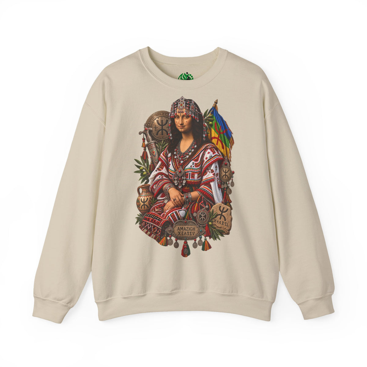 Amazigh Mona Lisa Portrait