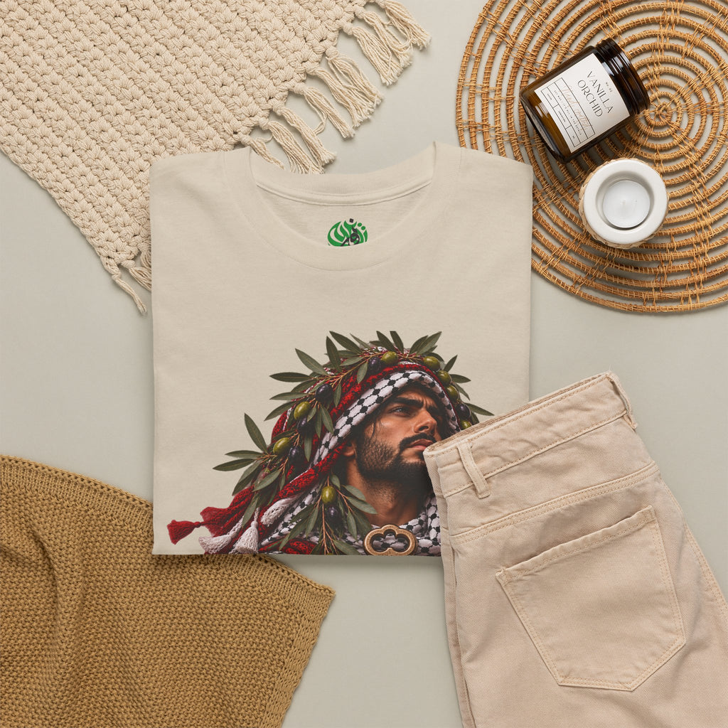 Palestinian King Apparel Tee — Key & Keffiyeh Graphic T-Shirt