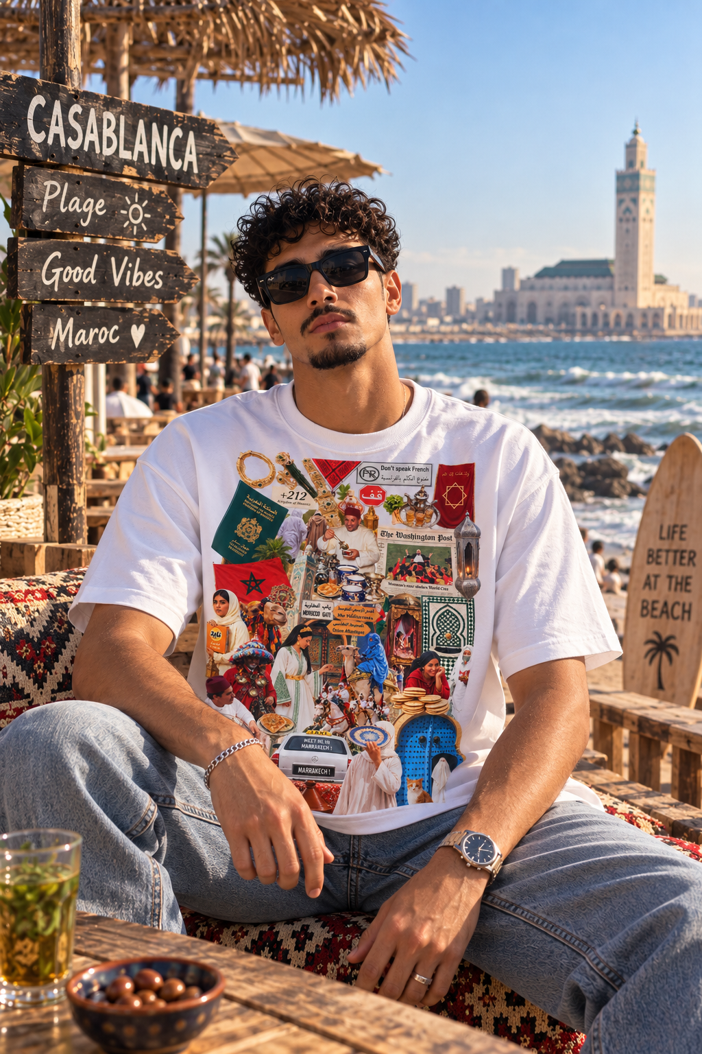 Morocco Collage of Vintage Icons