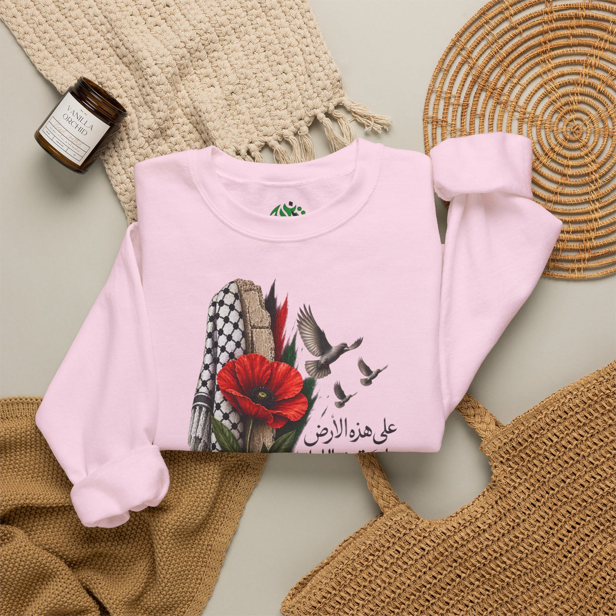 Sweat-shirt graphique Poppy & Keffieh
