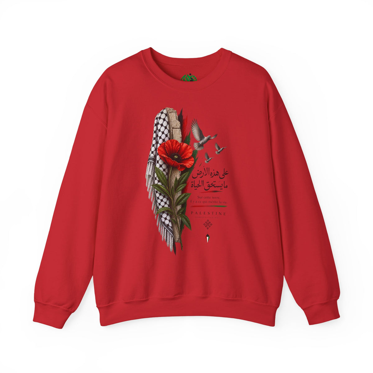 Poppy & Keffiyeh Graphic Sweatshirt