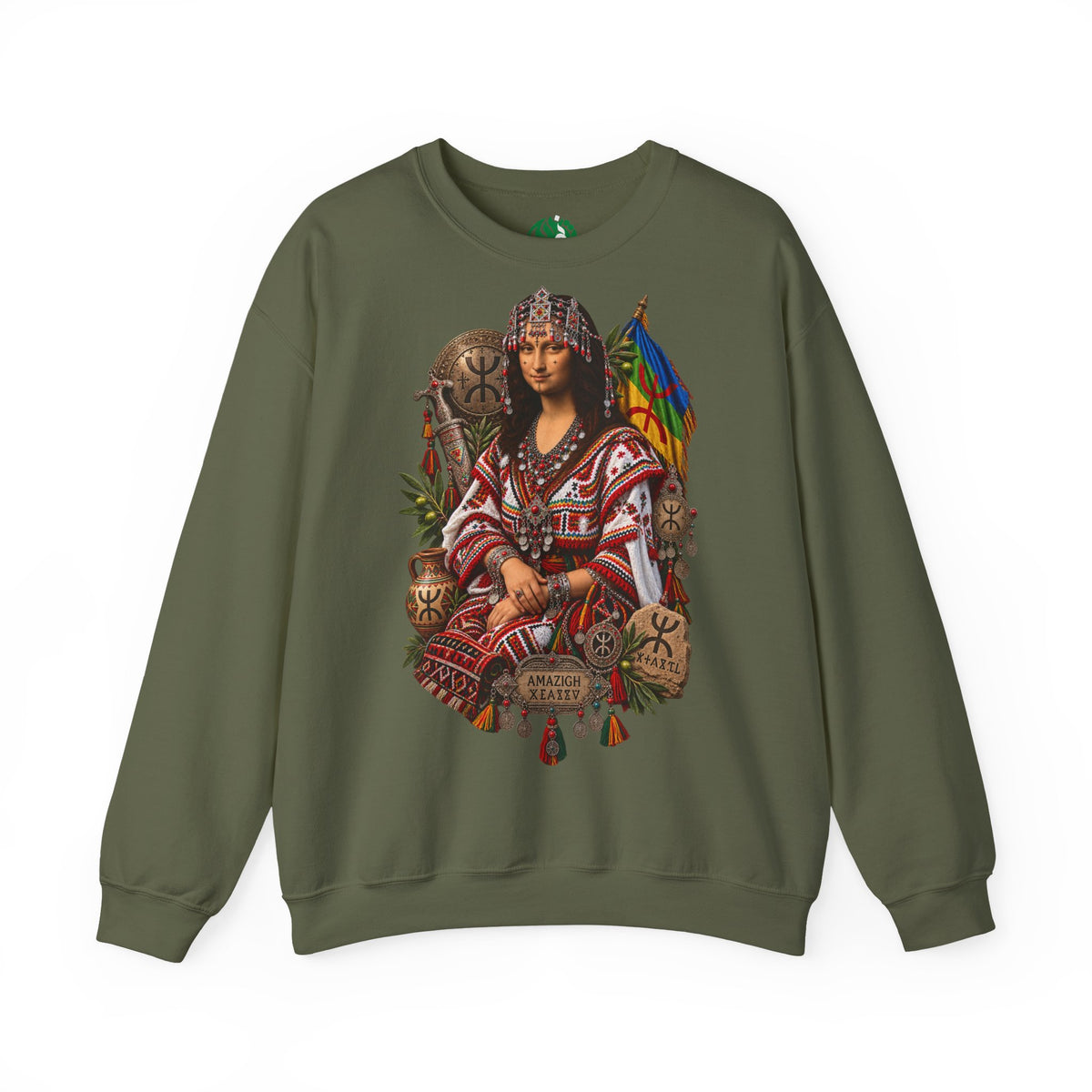 Amazigh Mona Lisa Portrait