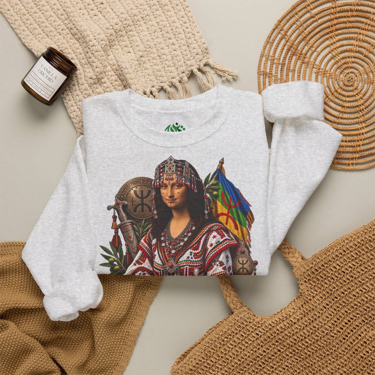 Amazigh Mona Lisa Portrait