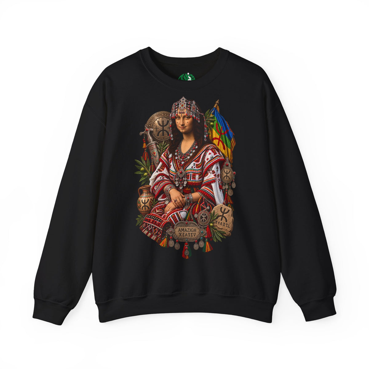 Amazigh Mona Lisa Portrait
