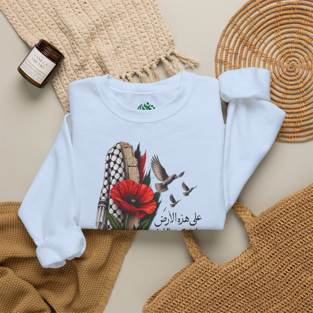 Sweat-shirt graphique Poppy & Keffieh