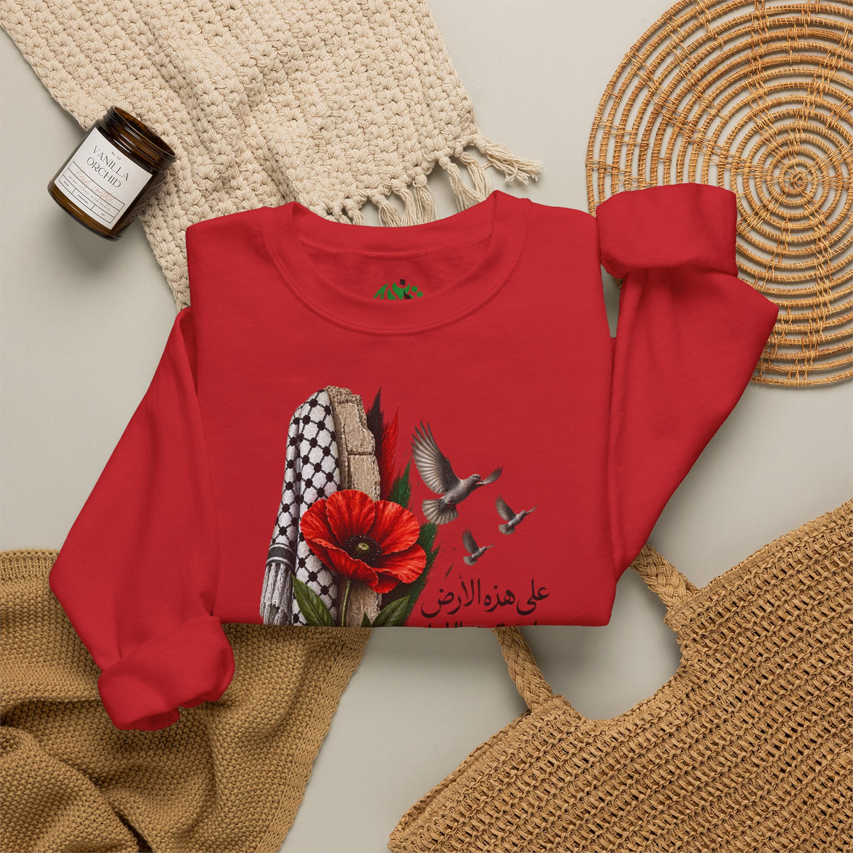 Sweat-shirt graphique Poppy & Keffieh