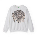 Keffiyeh Pattern Crewneck Sweatshirt