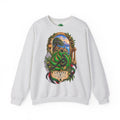 Levant Arabic Calligraphy Crewneck Sweatshirt | Scenic Mediterranean Artwork