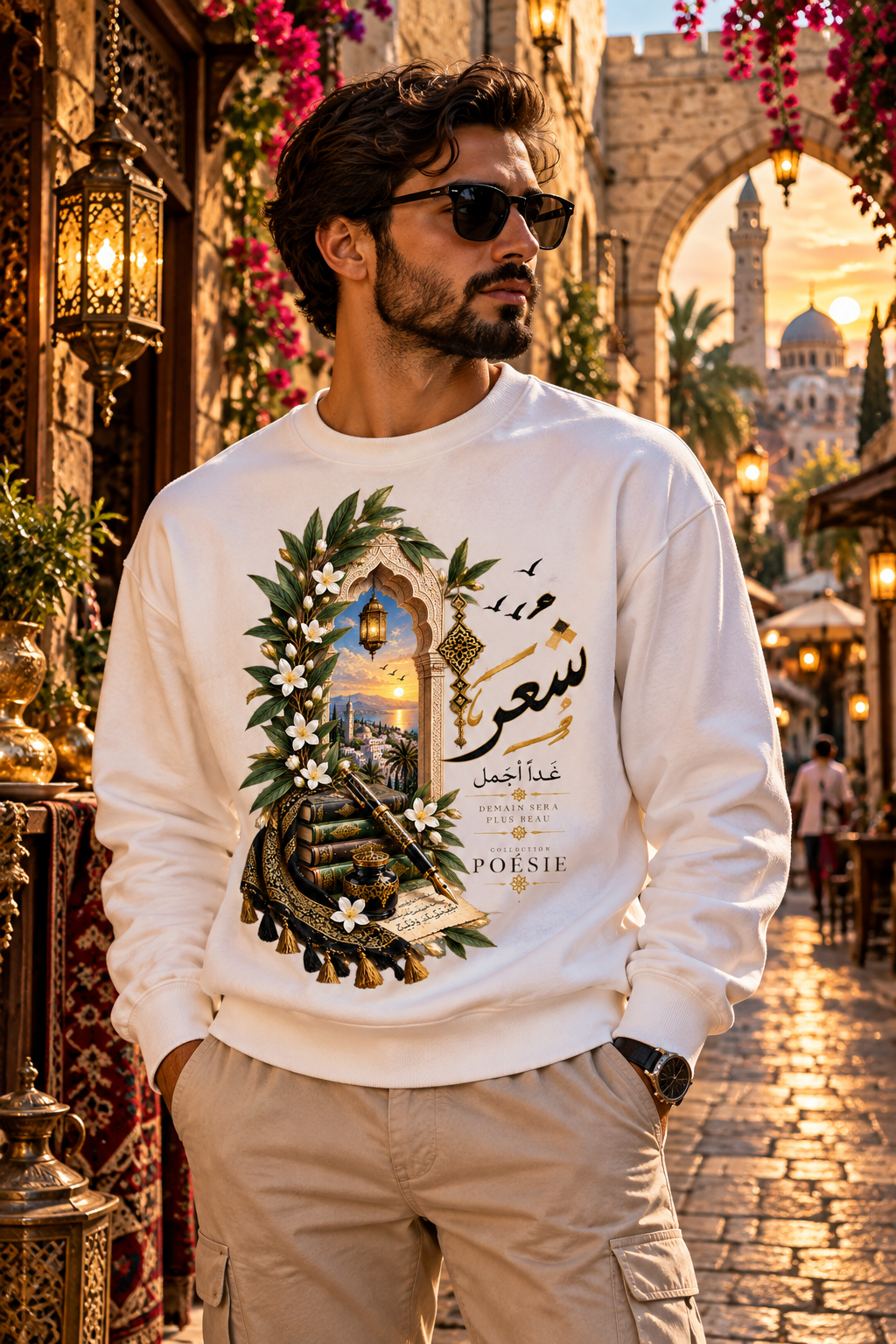 Arabic calligraphy poetry